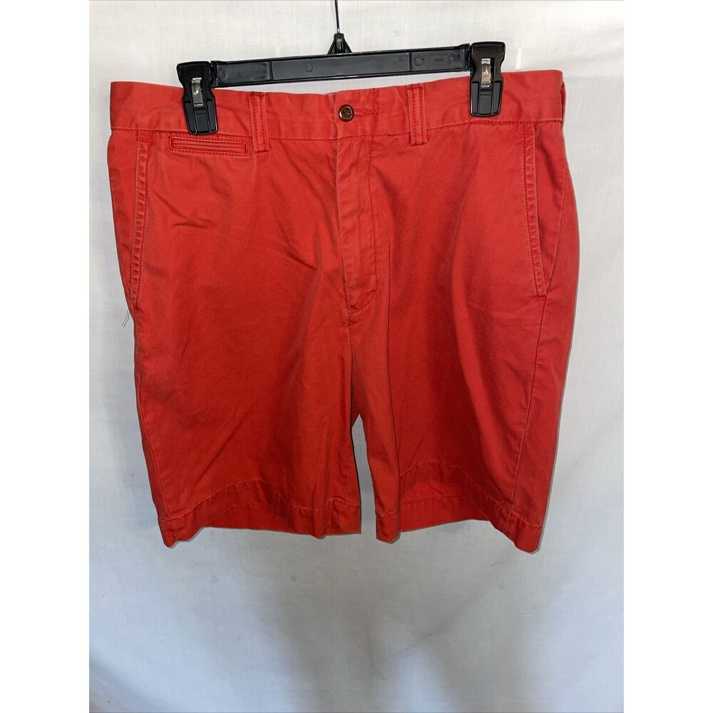 Polo Ralph Lauren Golf Shorts Men’s Size 34 Orange Zip Fly Belt Loops